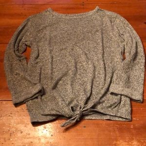 Grey 3/4 sleeve top